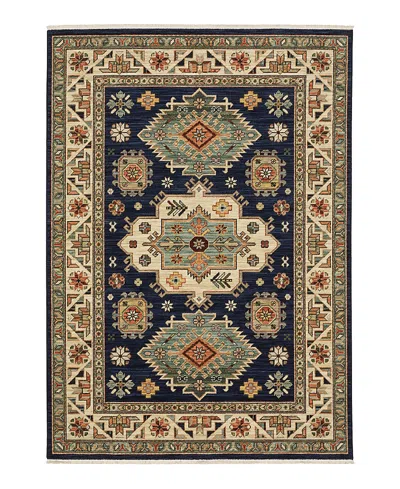 Oriental Weavers Lilihan 532b6 Area Rug, 2' X 3' In Navy