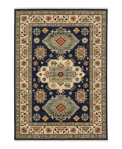 Oriental Weavers Lilihan 532b6 Area Rug, 7'10 X 10'10 In Navy
