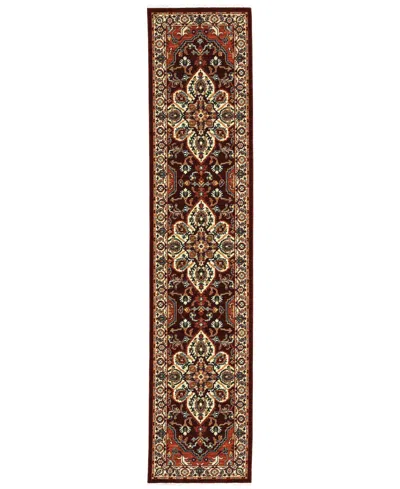 Oriental Weavers Lilihan 5502c 2'6"x12' Runner Area Rug In Brown