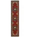 Oriental Weavers Lilihan 5503m 2'6"x12' Runner Area Rug In Red