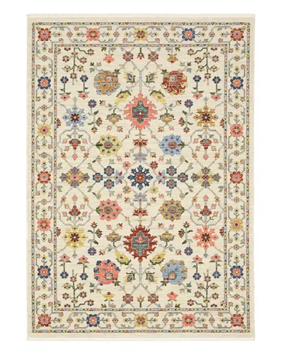 Oriental Weavers Lucca 093w1 Area Rug, 2' X 3' In Ivory
