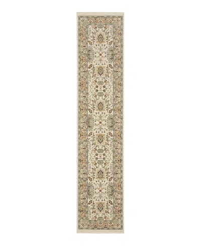 Oriental Weavers Lucca 2063y Runner Area Rug, 2'6 X 12' In Ivory