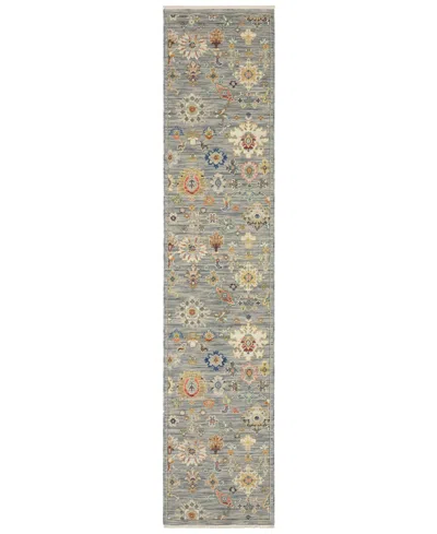 Oriental Weavers Lucca 5507e 2'6"x12' Runner Area Rug