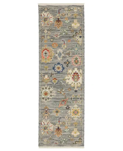 Oriental Weavers Lucca 5507e 2'x6' Runner Area Rug