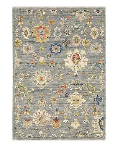 Oriental Weavers Lucca 5507e Area Rug, 6'7 X 9'6 In Blue