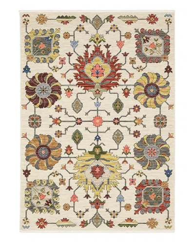 Oriental Weavers Lucca 8111w Area Rug, 2' X 3' In Ivory