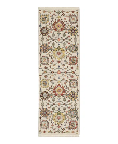 Oriental Weavers Lucca 8111w Runner Area Rug, 2' X 6' In Ivory
