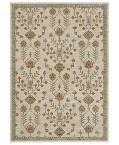 Oriental Weavers Maeve Mae07 2'3''x7'6'' Runner Area Rug In Nude