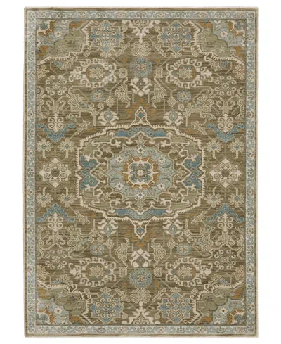 Oriental Weavers Maeve Mae13 2'3''x7'6'' Runner Area Rug In Brown