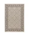 Oriental Weavers Maharaja 2061n Ivory And Gray 2'3" X 7'6" Runner Rug In Multi