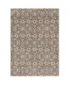 Oriental Weavers Maharaja 532d Gray And Tan 3'3" X 5' Area Rug In Multi