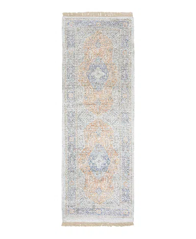Oriental Weavers Malabar 45301 Runner Area Rug, 2'6 X 8' In Blue