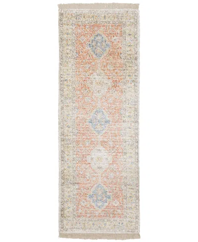 Oriental Weavers Malabar 45305 2'6"x8' Runner Area Rug In Orange