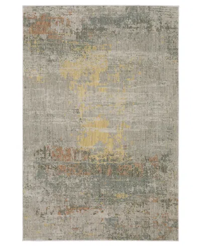 Oriental Weavers Mallory Mal05 6'7"x9'6" Area Rug In Gray