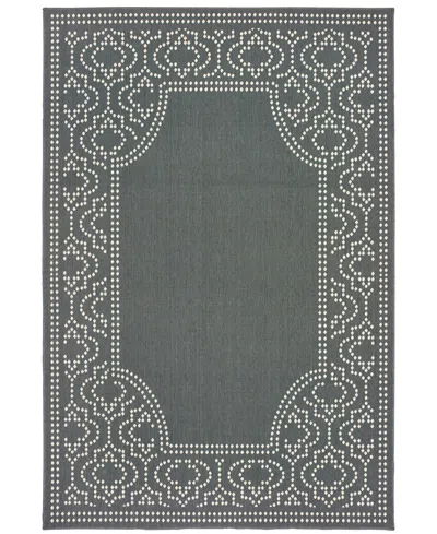 Oriental Weavers Marina 1247k 7'10" X 10'10" Indoor/outdoor Area Rug In Gray