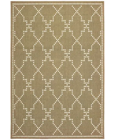 Oriental Weavers Marina 7765 5'3" X 7'6" Indoor/outdoor Area Rug In Brown