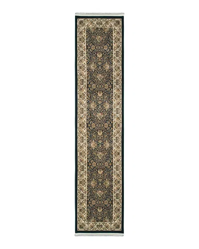 Oriental Weavers Masterpiece 1331 Runner Rug, 2'3 X 10' In Navy/ivory