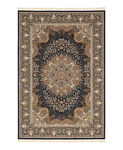 Oriental Weavers Masterpiece 1802b Area Rug, 5'3 X 7'6 In Navy