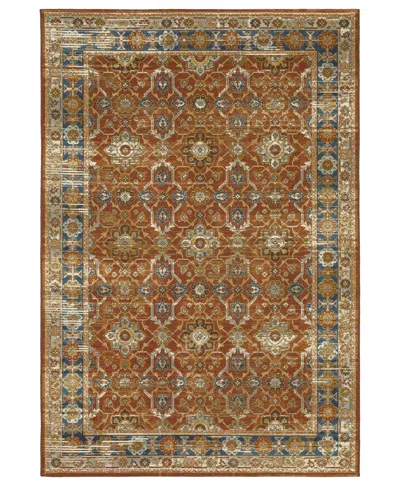 Oriental Weavers Naples 1204x 7'10"x10'' Area Rug In Rust
