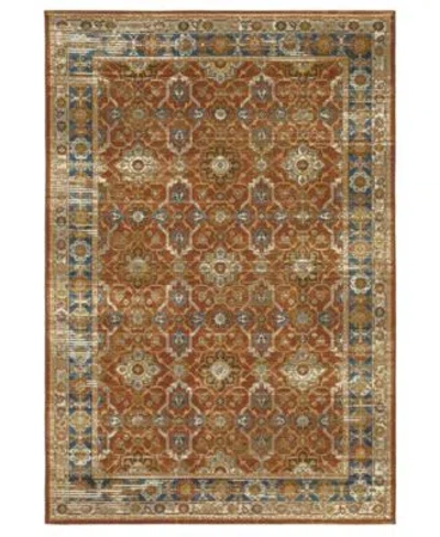 Oriental Weavers Naples 1204x Rug Collection In Rust