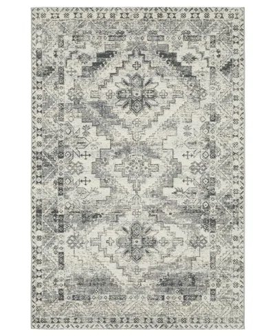 Oriental Weavers Naples 1346z 6'7"x9'4" Area Rug In Gray
