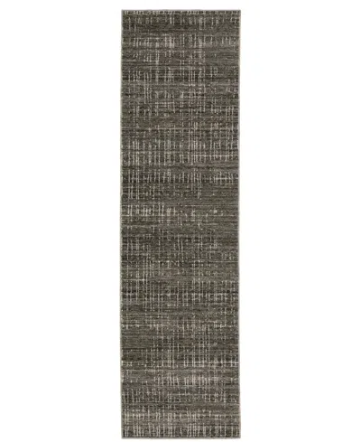 Oriental Weavers Nebulous 751d9 2'3"x7'6" Runner Area Rug In Gray