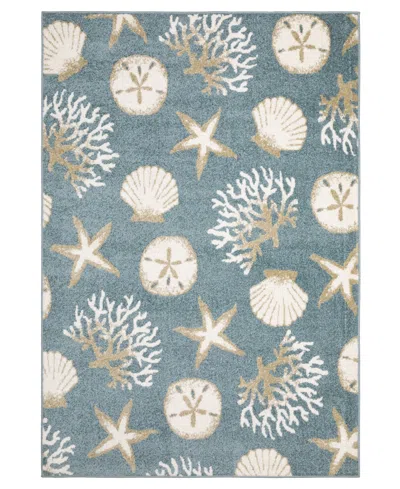 Oriental Weavers Quinn Qui01 5' X 8' Area Rug In Blue