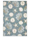 Oriental Weavers Quinn Qui01 8' X 10' Area Rug In Blue