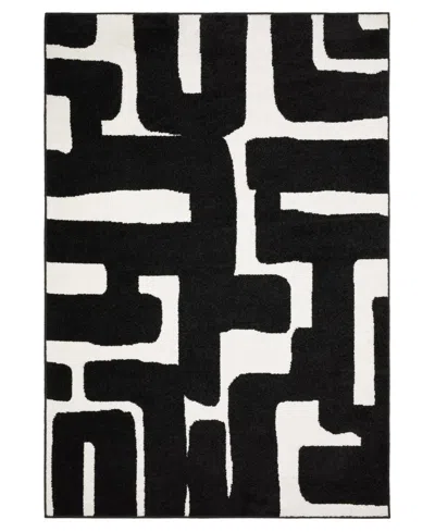 Oriental Weavers Quinn Qui08 5' X 8' Area Rug In Black