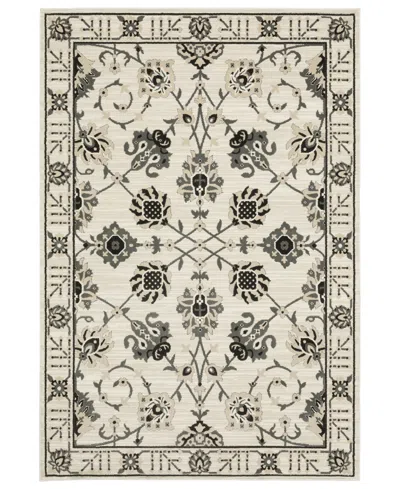 Oriental Weavers Raylan Ray03 3'3x5' Area Rug In Ivory