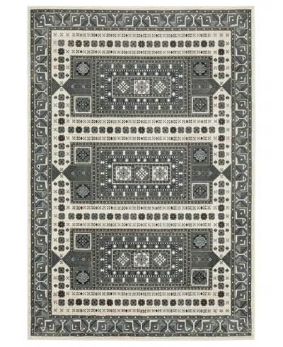 Oriental Weavers Raylan Ray01 2'3x7'6 Runner Area Rug In Gray