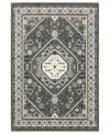 Oriental Weavers Raylan Ray02 6'7x9'6 Area Rug In Gray