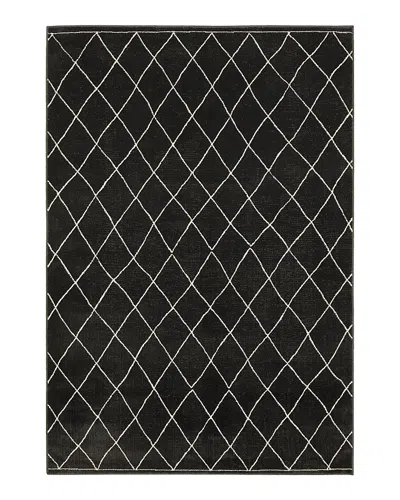 Oriental Weavers Raylan Ray12 Area Rug, 5'3 X 7'6 In Black