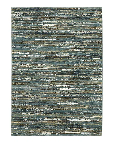 Oriental Weavers Reed Re01g Area Rug, 6'7 X 9'6 In Blue