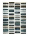 Oriental Weavers Reed Re05a Area Rug, 3'3 X 5' In Ivory/blue
