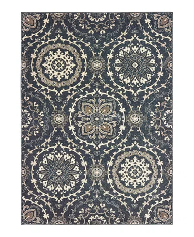 Oriental Weavers Richmond 008e3 Area Rug, 9'10 X 12'10 In Navy