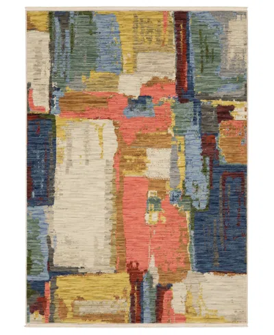 Oriental Weavers Soleri Sol02 7'10"x10'10" Area Rug In Multi