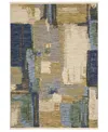 Oriental Weavers Soleri Sol05 3'3"x5' Area Rug In Blue