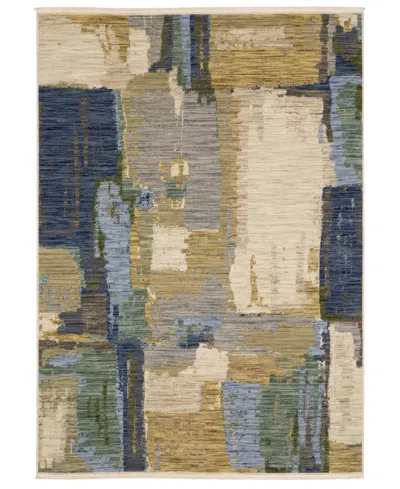 Oriental Weavers Soleri Sol05 3'3"x5' Area Rug In Blue