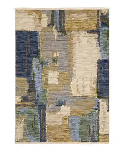 Oriental Weavers Soleri Sol05 Area Rug, 9'10 X 12'10 In Blue