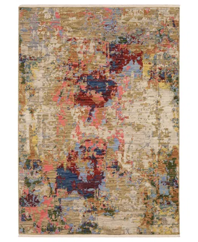 Oriental Weavers Soleri Sol06 5'3"x7'6" Area Rug In Sand