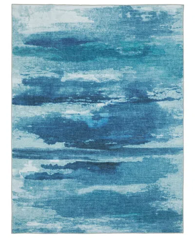 Oriental Weavers Sumter Washable Sum10 7'6x10' Area Rug In Blue