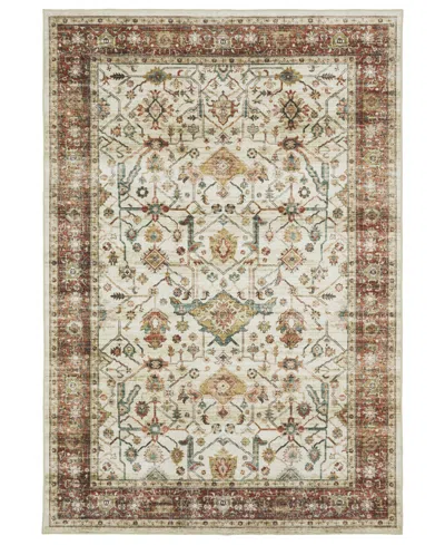 Oriental Weavers Sumter Washable Sum05 7'6x10' Area Rug In Ivory