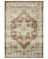 Oriental Weavers Sumter Washable Sum01 7'6x10' Area Rug In Red