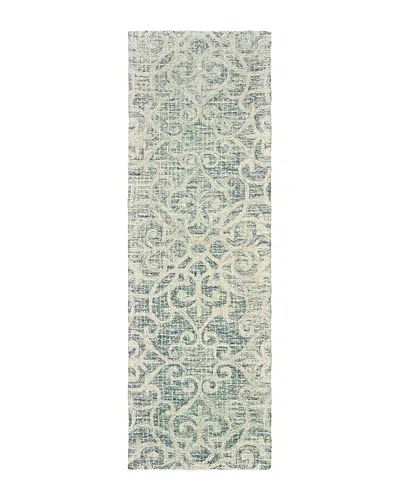 Oriental Weavers Tallavera 55602 Runner Area Rug, 2'6 X 8' In Blue/ivory