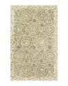 Oriental Weavers Tallavera 55606 Area Rug, 5' X 8' In Green/ivory