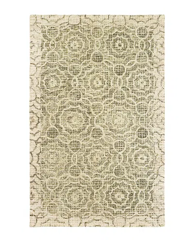 Oriental Weavers Tallavera 55606 Area Rug, 5' X 8' In Green/ivory
