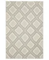 Oriental Weavers Tangier Tan04 2'3x7'6 Runner Area Rug In Gray