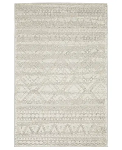 Oriental Weavers Tangier Tan01 3'3x5' Area Rug In Beige