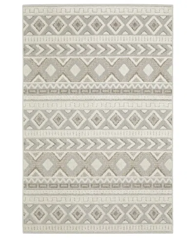 Oriental Weavers Tangier Tan06 3'3x5' Area Rug In Gray